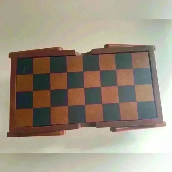 7-in-1 Wooden Box Game Set Rare Employee Exclusive Gift Sovereign Bank - Picture 4 of 13